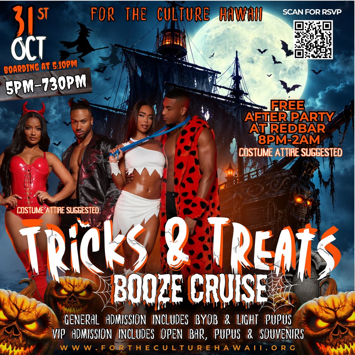 Flyer for Booze Cruise / RedBar