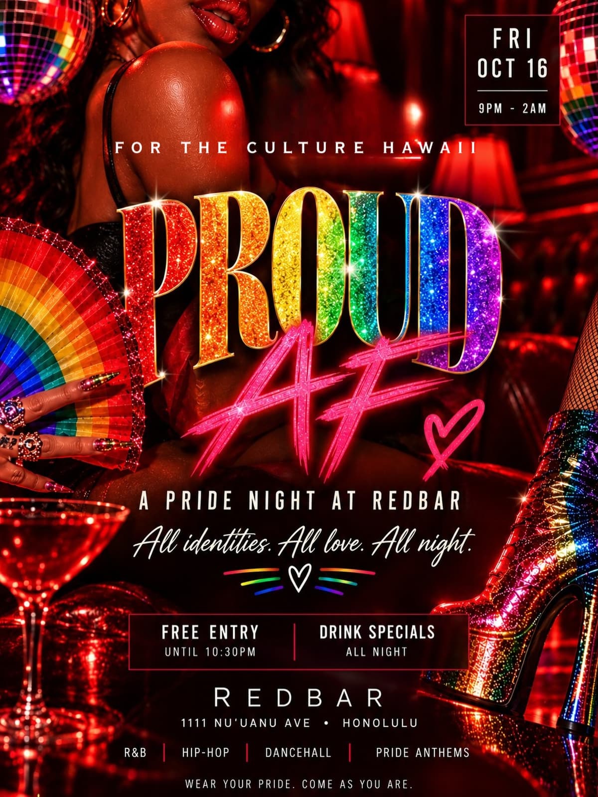 Flyer for REDBAR