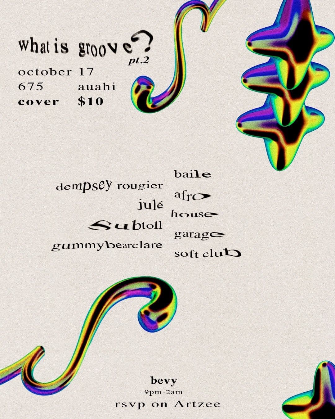 Flyer for BEVY