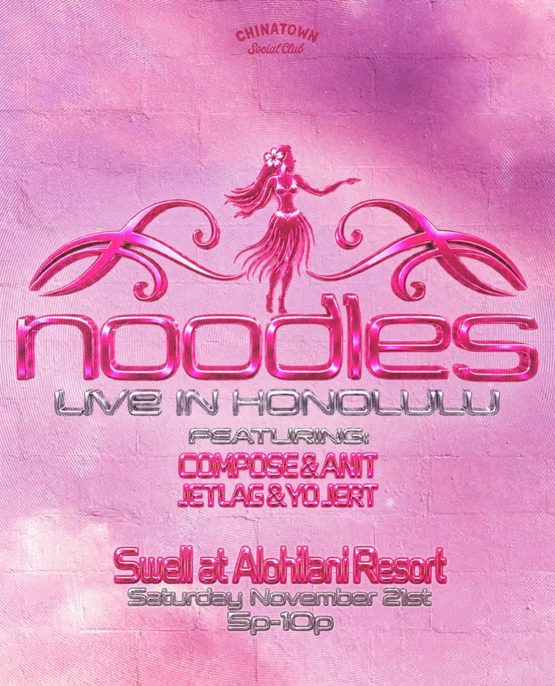 Flyer for Swell at Alohilani Resort