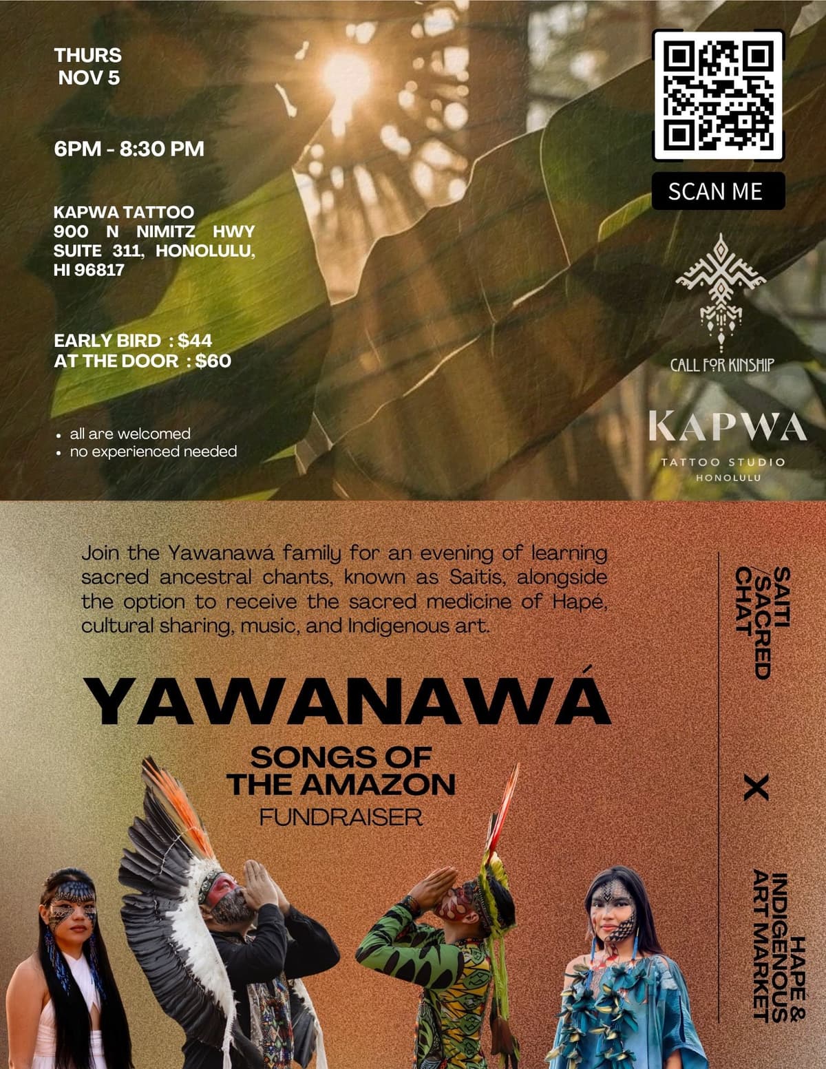 Flyer for Kapwa Tattoo Studio