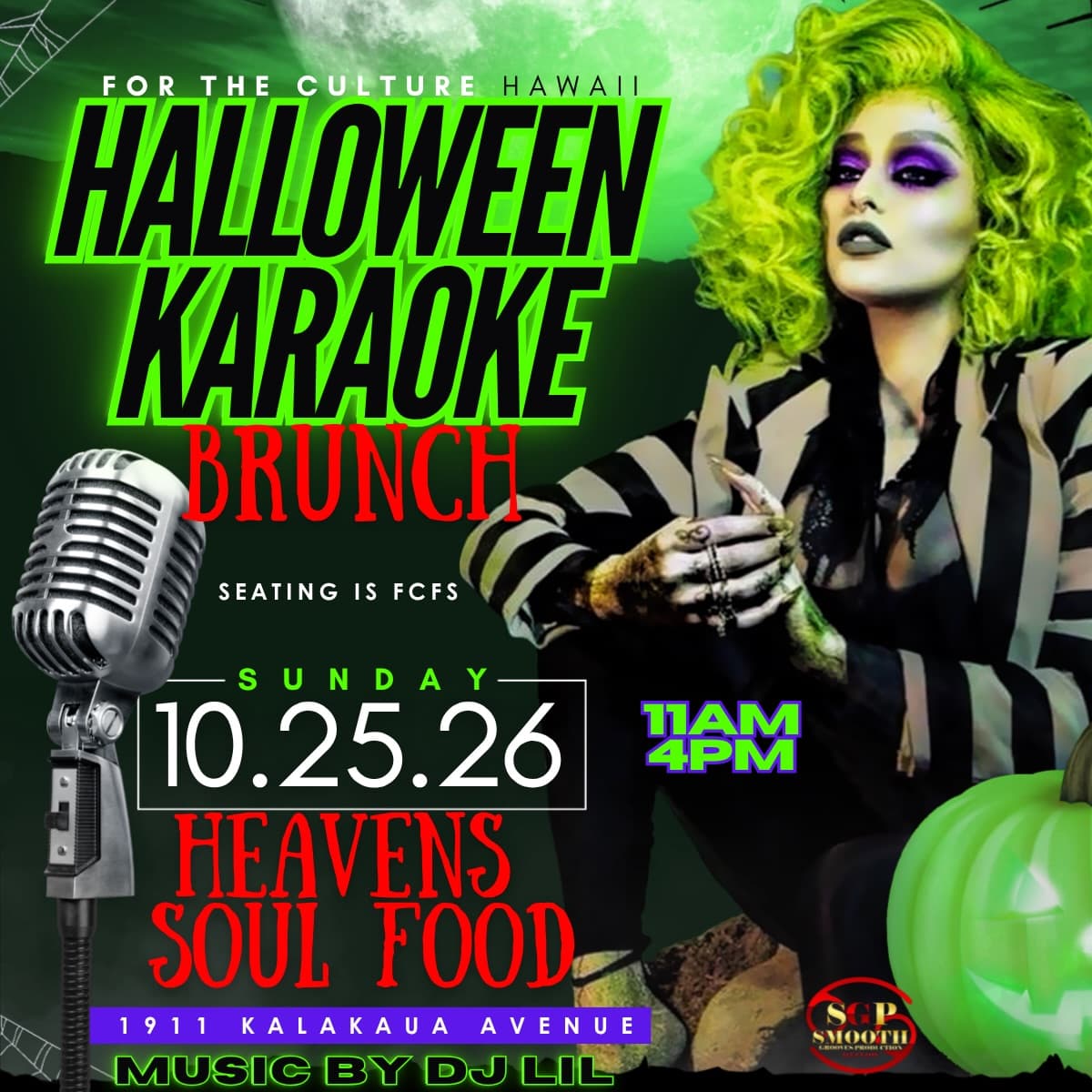 Flyer for Heavens Soul Food