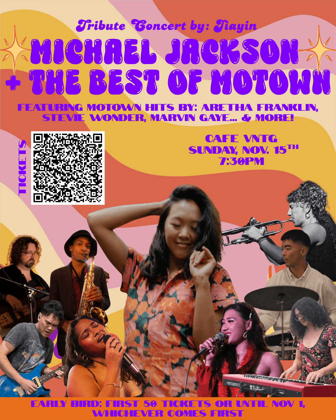 Flyer for Cafe VNTG
