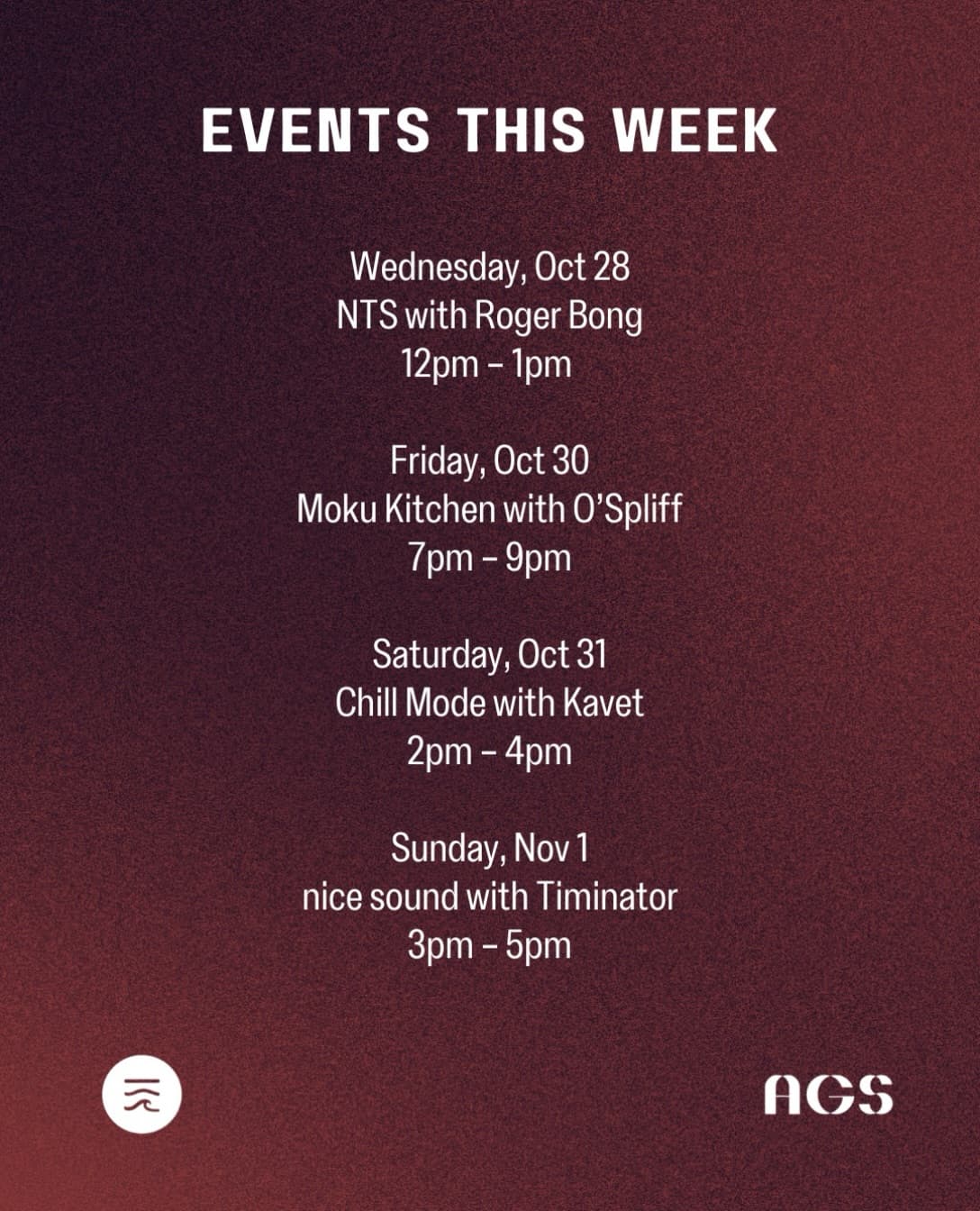 Flyer for AGS