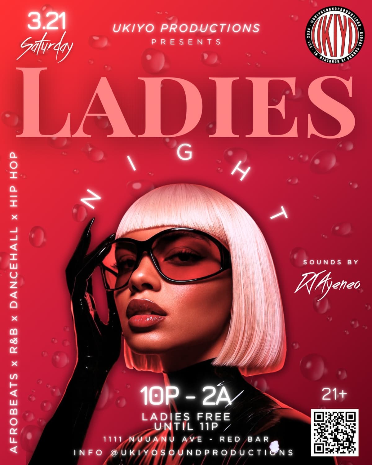 Flyer for Red Bar