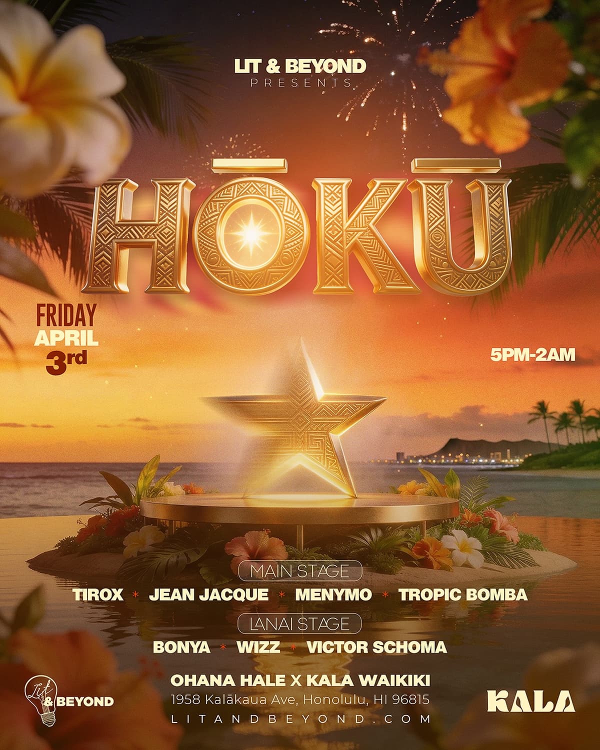 Flyer for Kala Waikiki