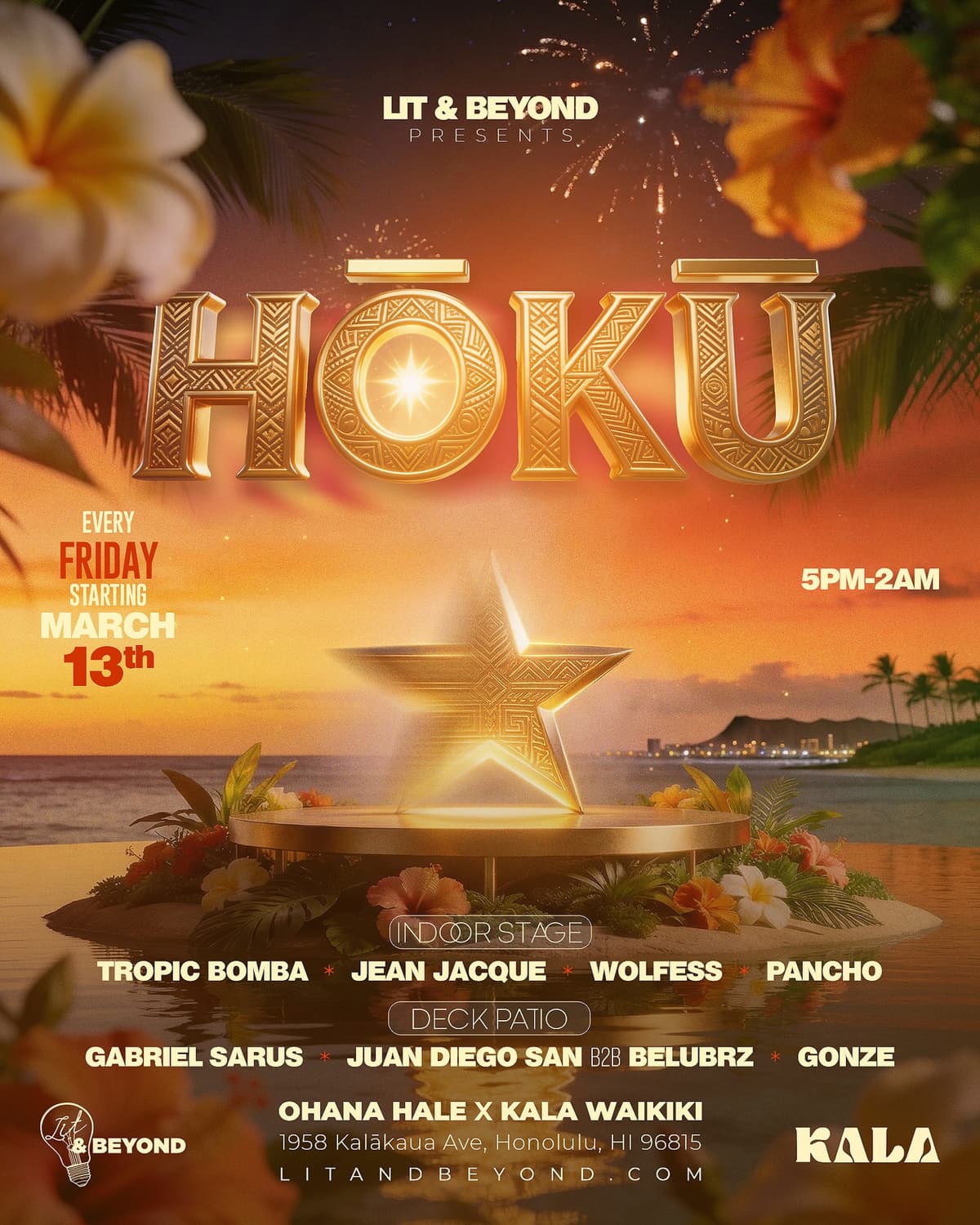 Flyer for Kala Waikīkī
