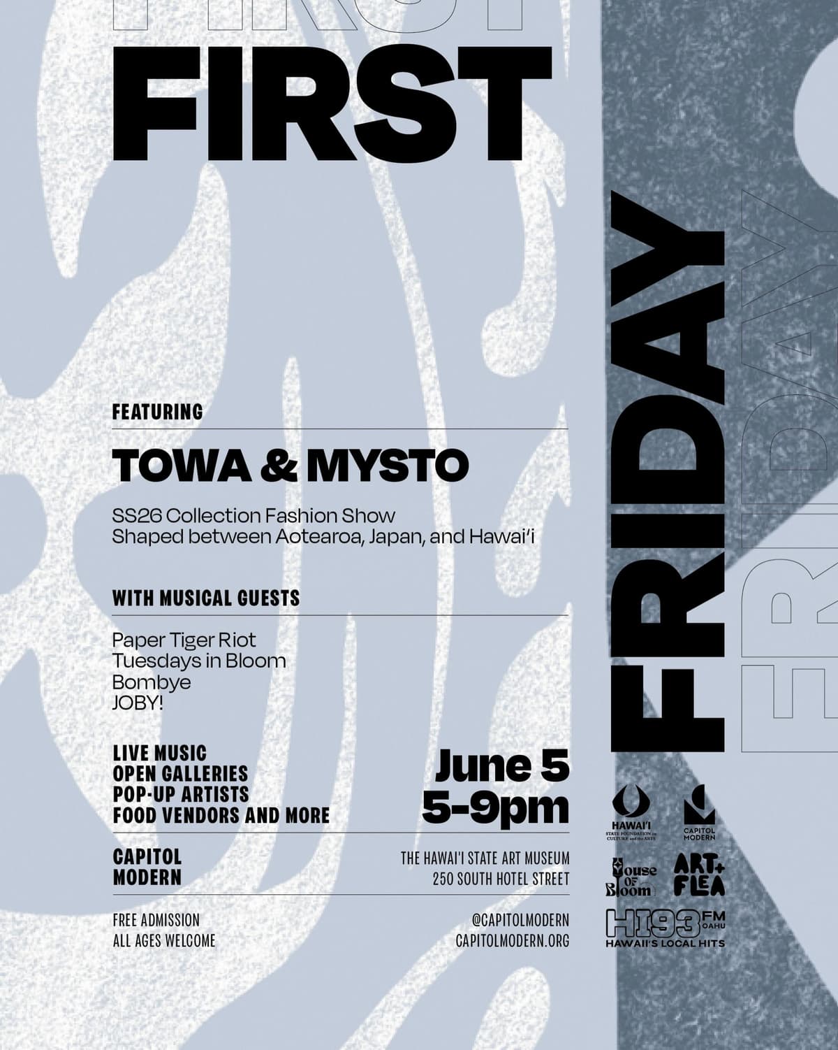 Flyer for Capitol Modern (Hawaiʻi State Art Museum)
