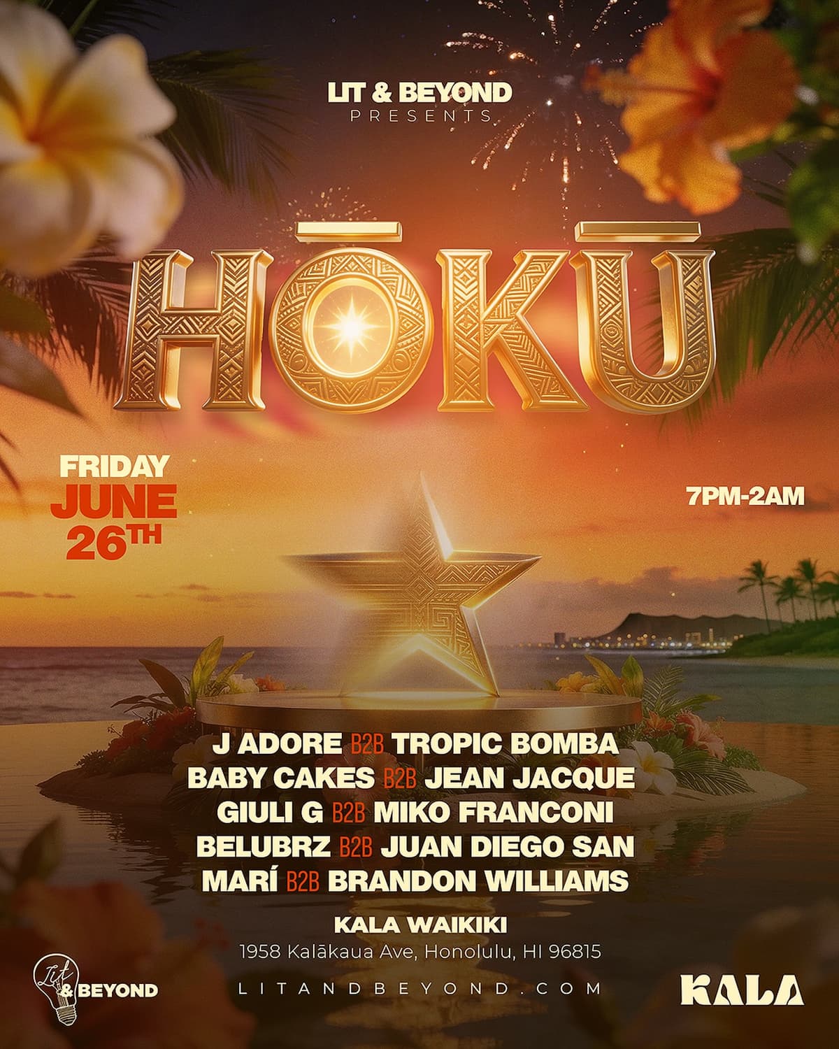 Flyer for KALA Waikiki