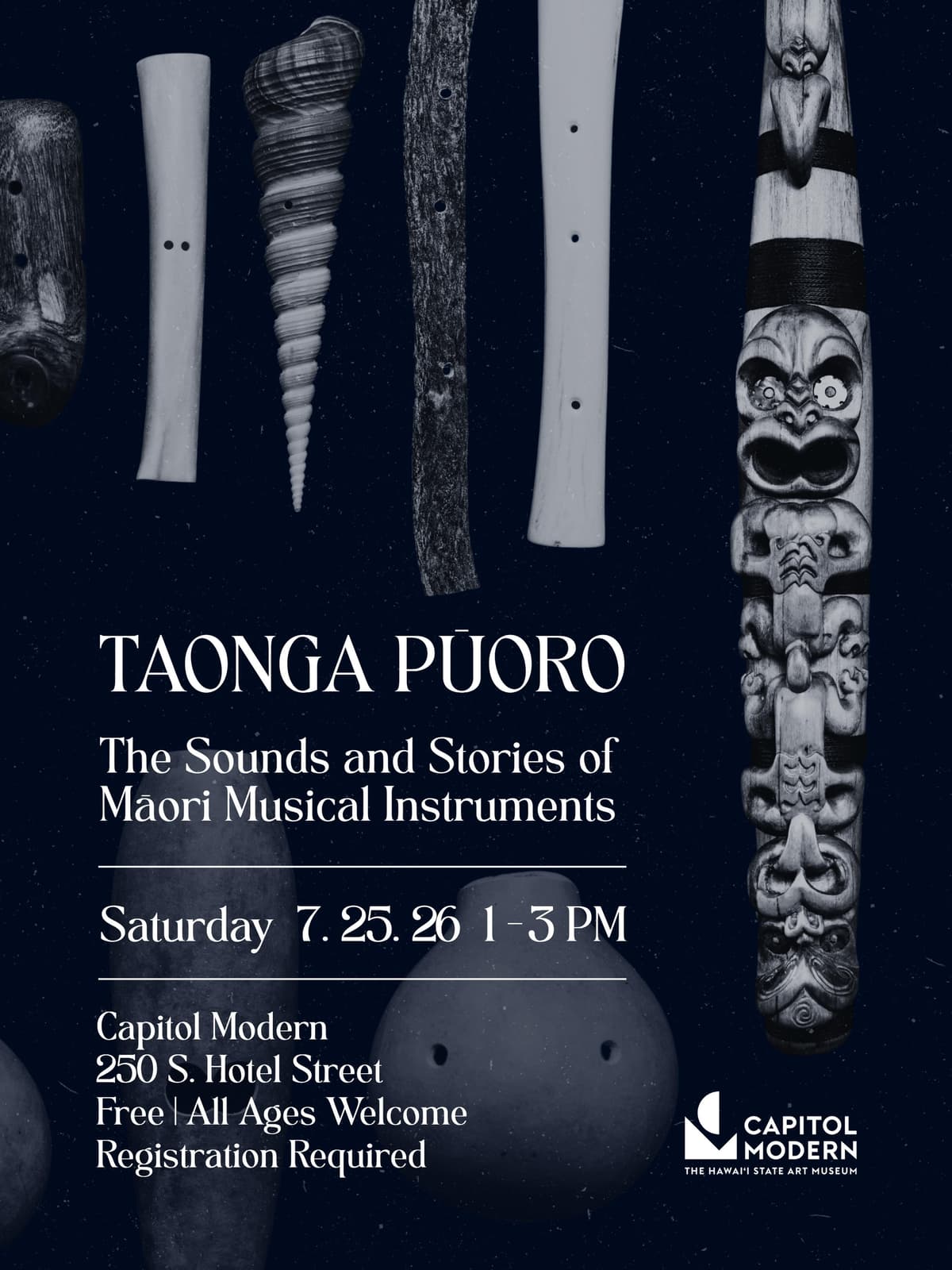 Flyer for Capitol Modern (Hawaiʻi State Art Museum)