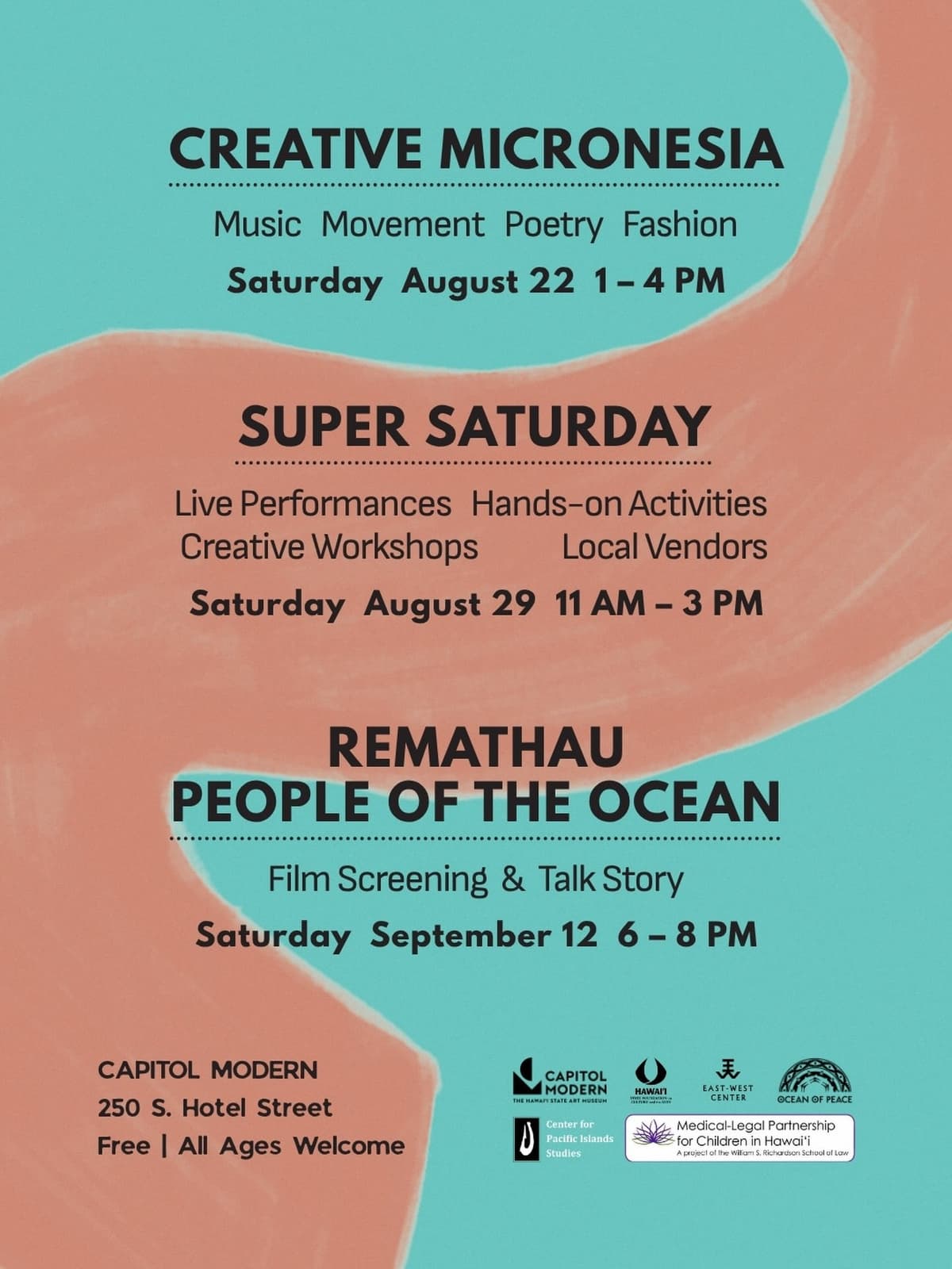 Flyer for Capitol Modern