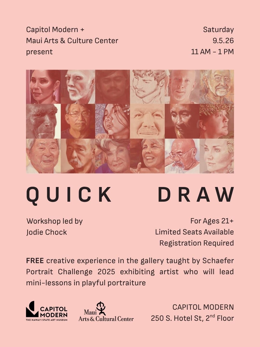 Flyer for Capitol Modern (Hawaiʻi State Art Museum)