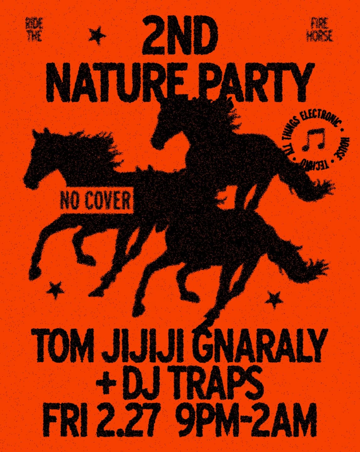 Flyer for Bevy Bar