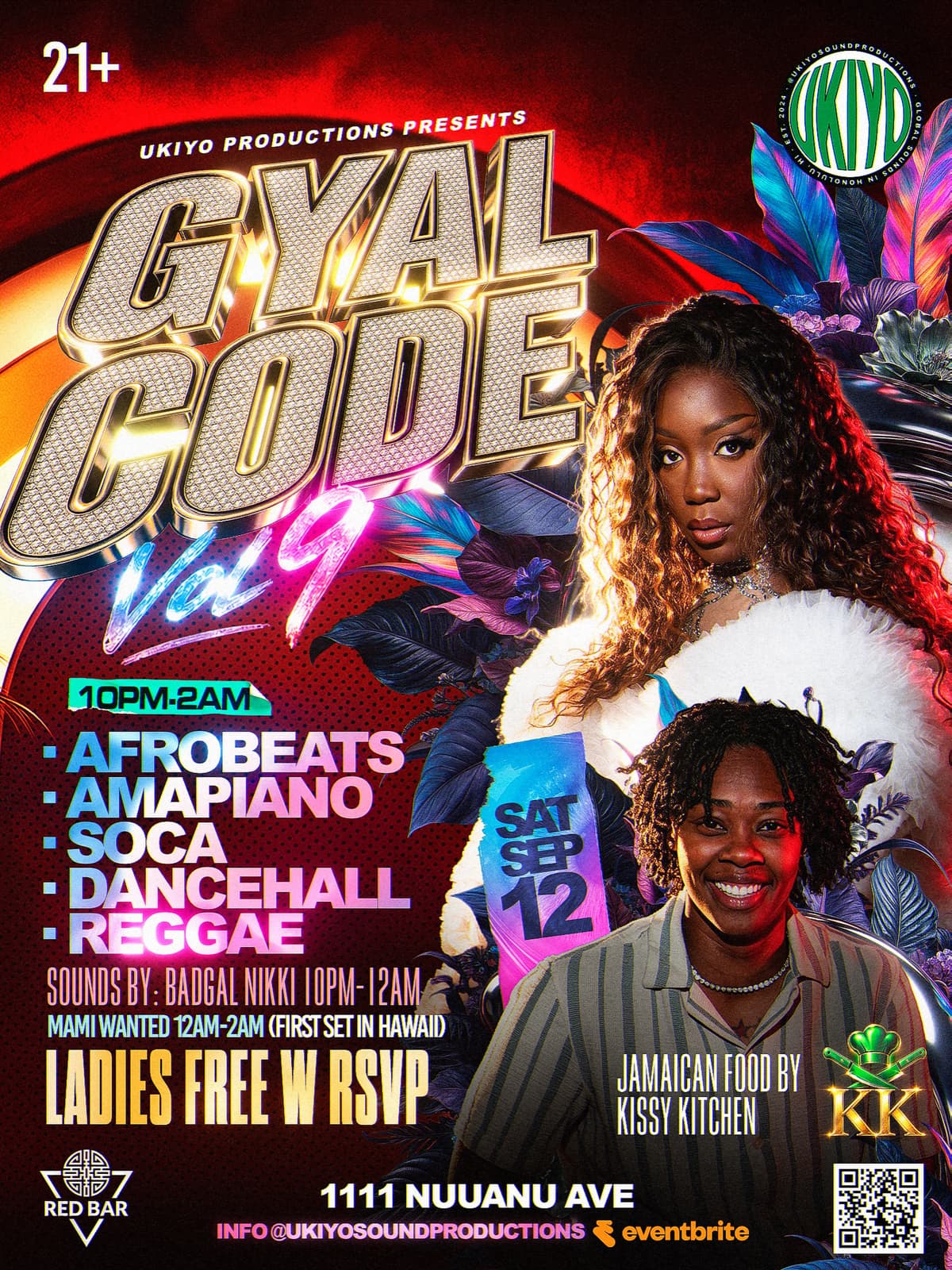 Flyer for Red Bar