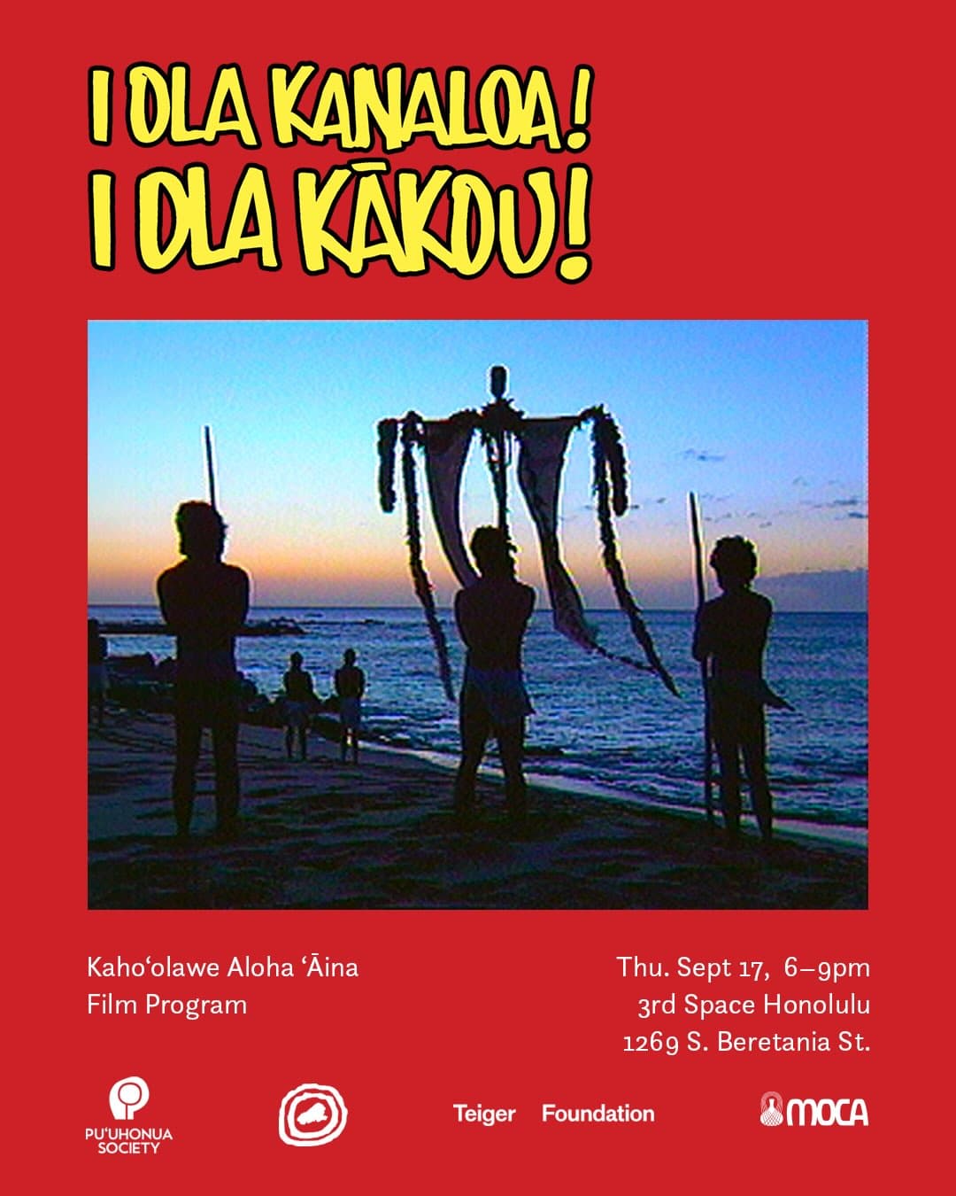 Flyer for 3rd Space Honolulu