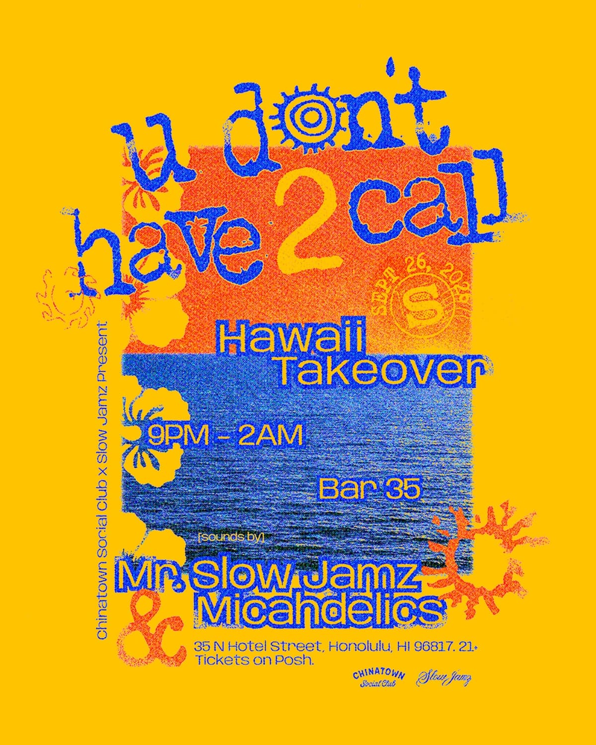 Flyer for Bar 35