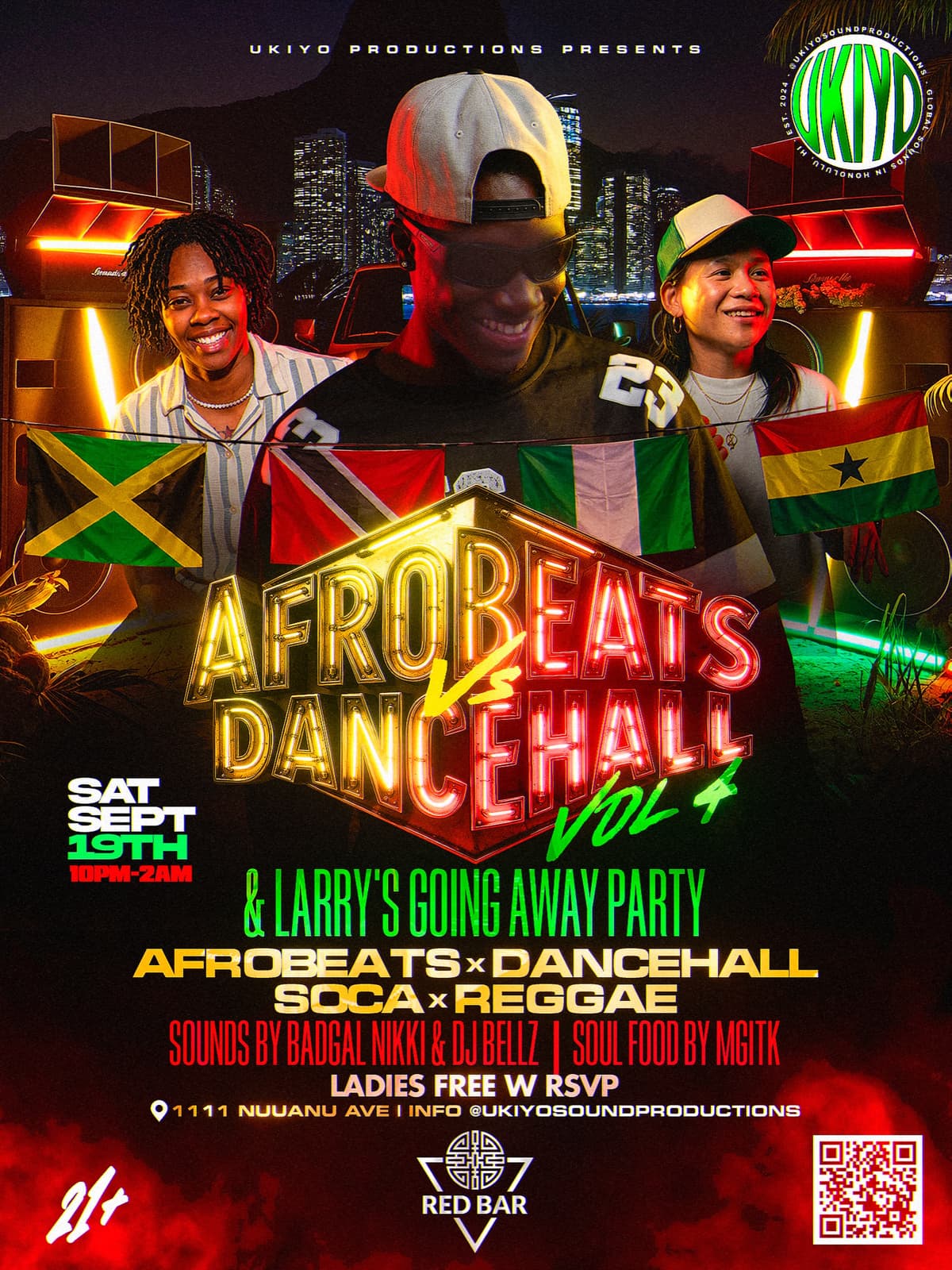 Flyer for Red Bar