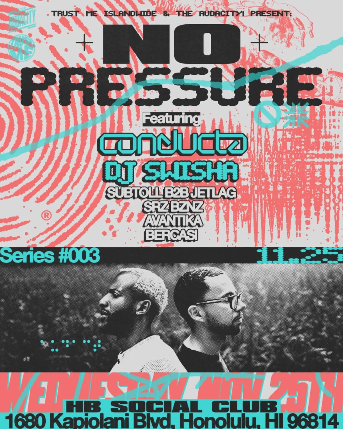 Flyer for HB Social Club