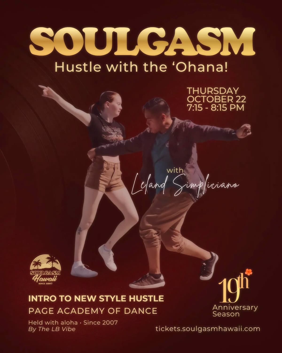 Flyer for Page Academy of Dance