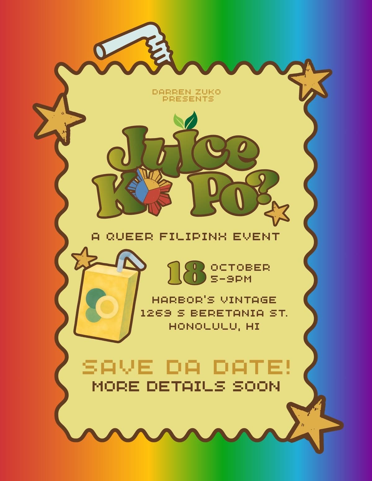 Flyer for Harbor’s Vintage