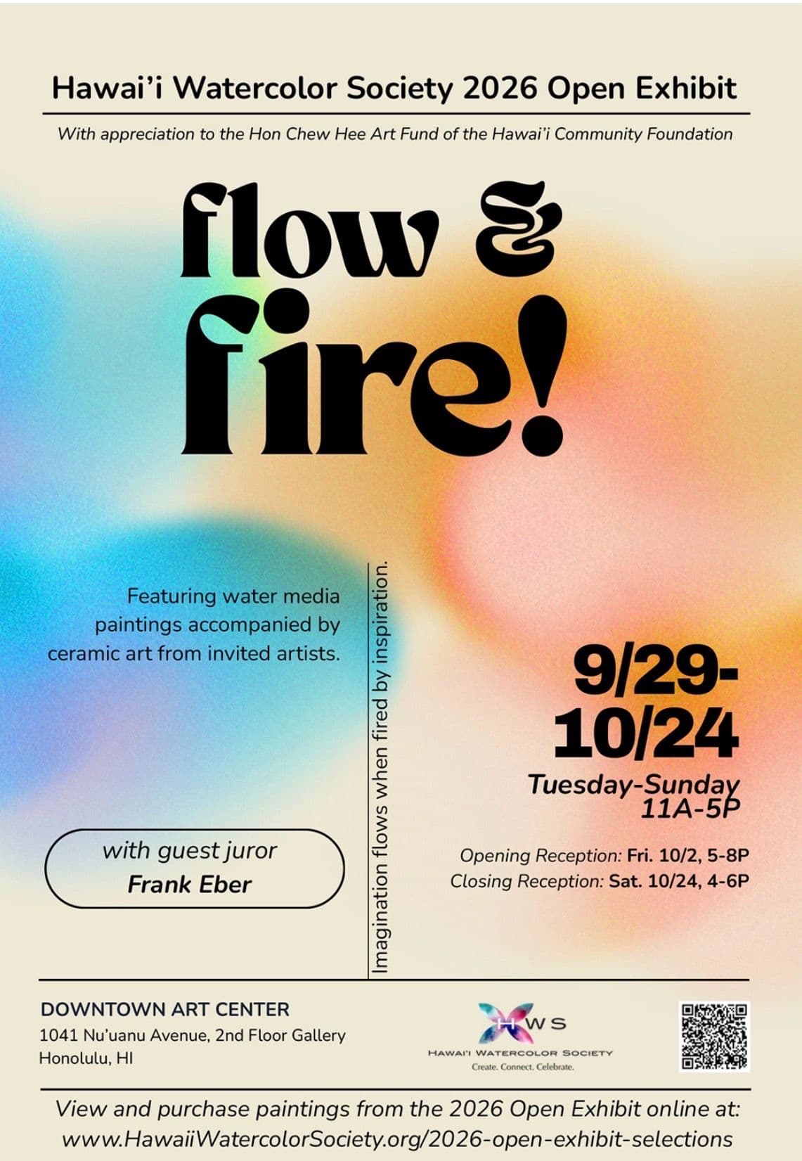 Flyer for Downtown Art Center