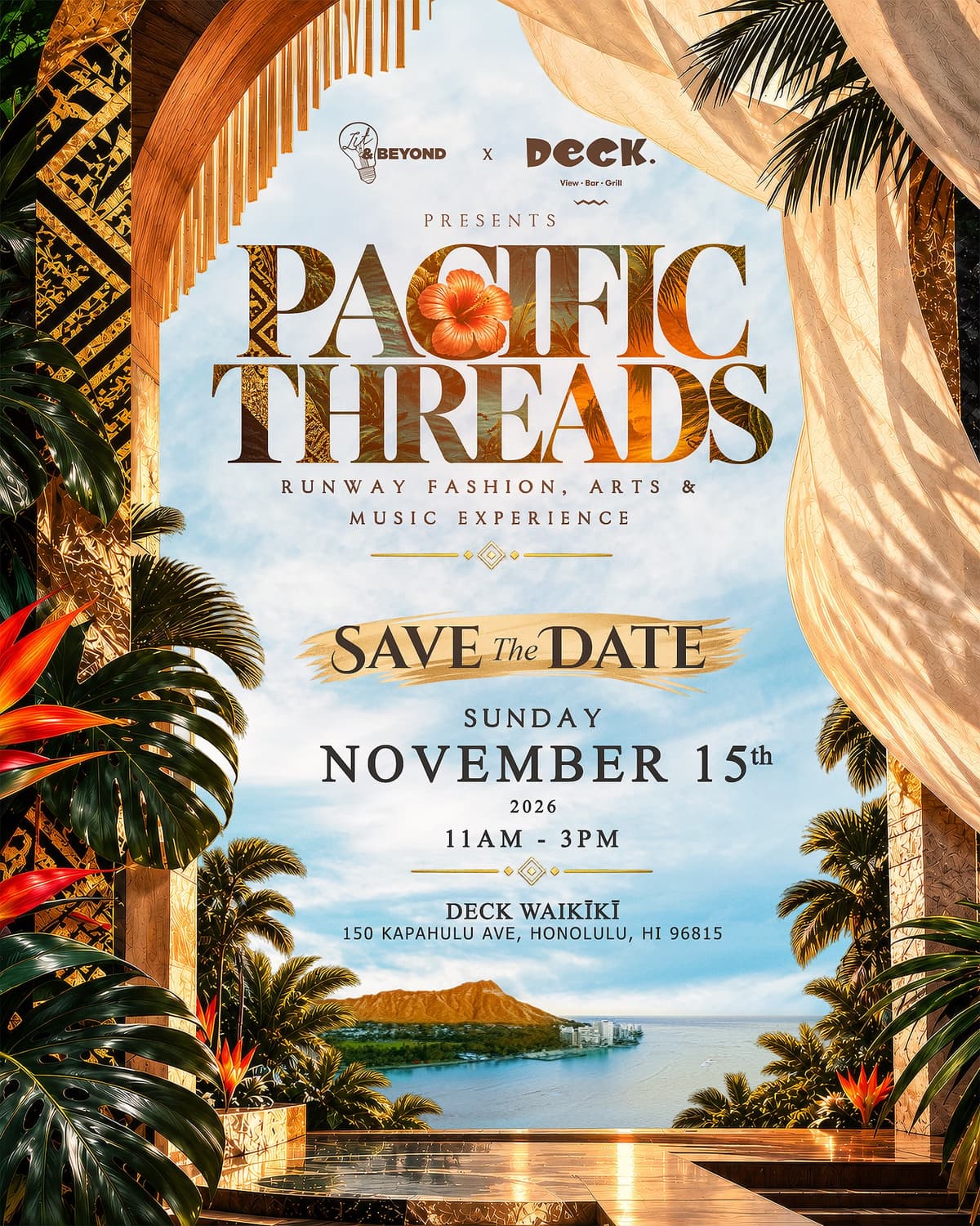 Flyer for Deck Waikīkī