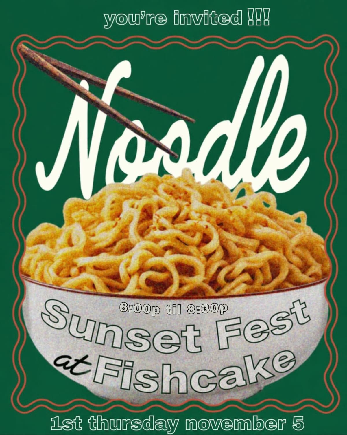 Flyer for Fishcake