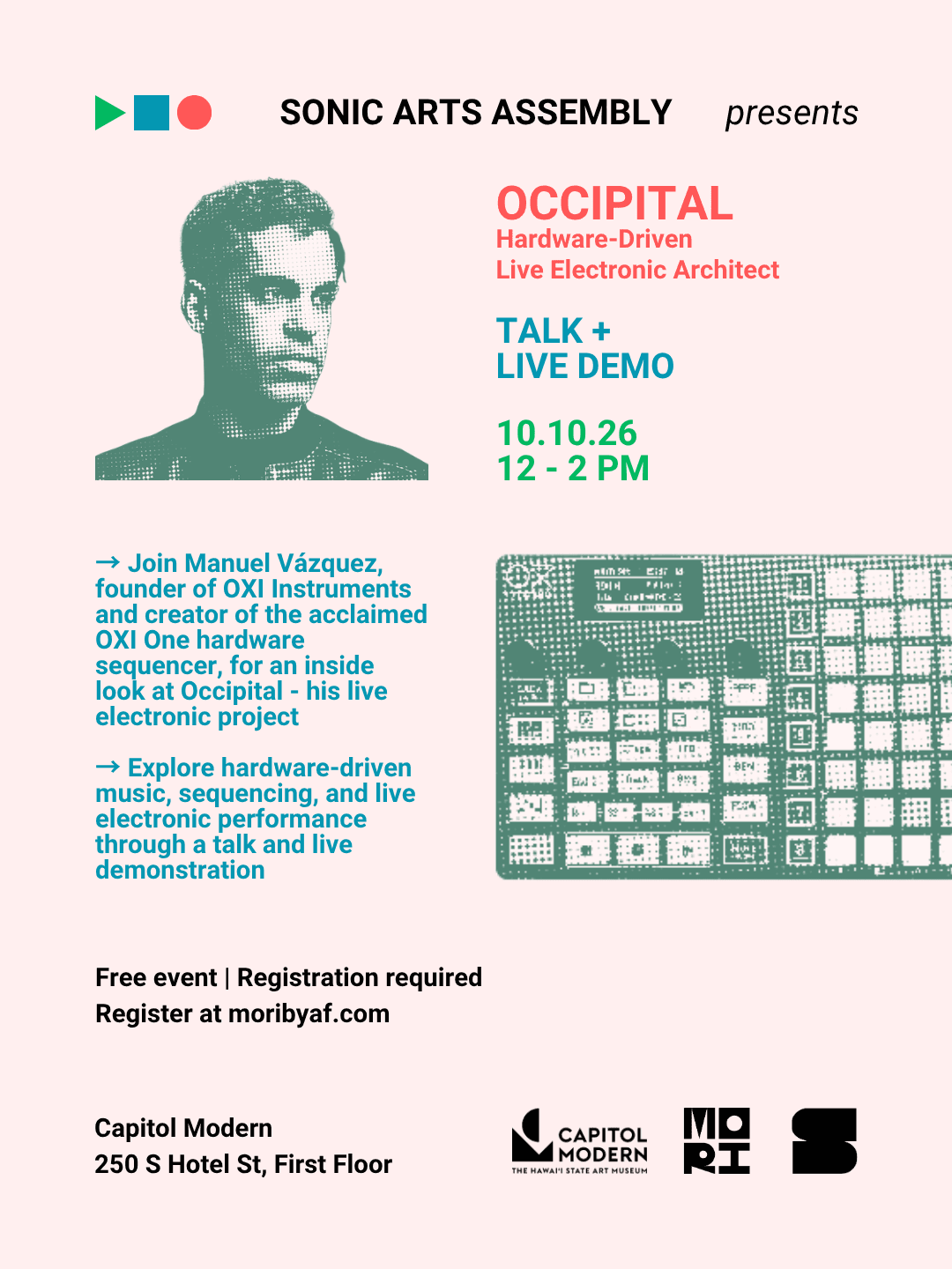 Flyer for Capitol Modern