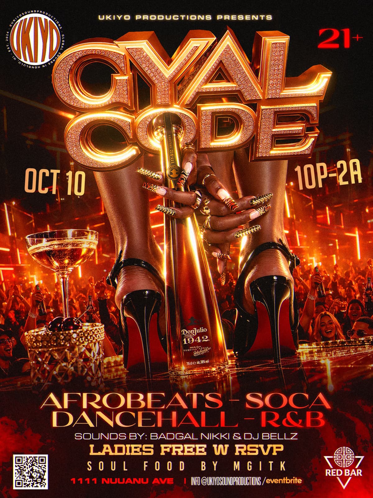 Flyer for Red Bar