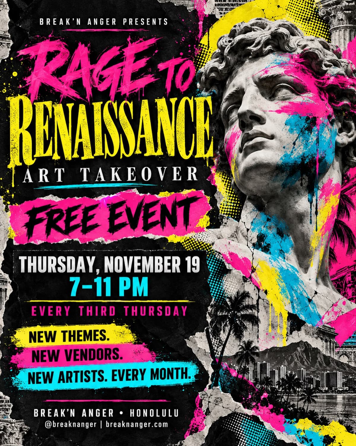 Flyer for Break'n Anger